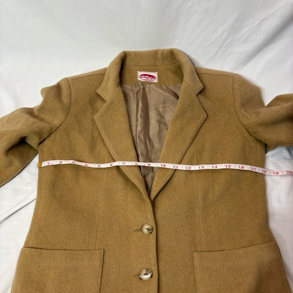 Vintage 80s Camelhair Wool Blazer Sportswear City Ltd. Toronto - Picture 5 of 8